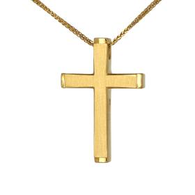 Σταυρός Μοντέρνος Χρυσός Κ14 SKU-228