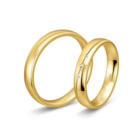 Βέρες Breuning Σειρά Basic, Χρυσός με Διαμάντια, Κ8-Κ14-Κ18 SKU-1943