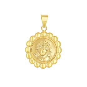 Φυλαχτό Κωνσταντινάτο Ιησούς Χρυσός Κ9 SKU-2714