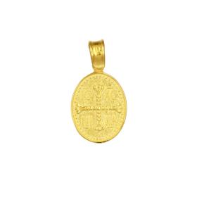 Κωνσταντινάτο Φυλαχτό Διπλής Όψεως Χρυσός Κ9 SKU-2212