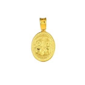 Κωνσταντινάτο Φυλαχτό Διπλής Όψεως Χρυσός Κ9 SKU-2212