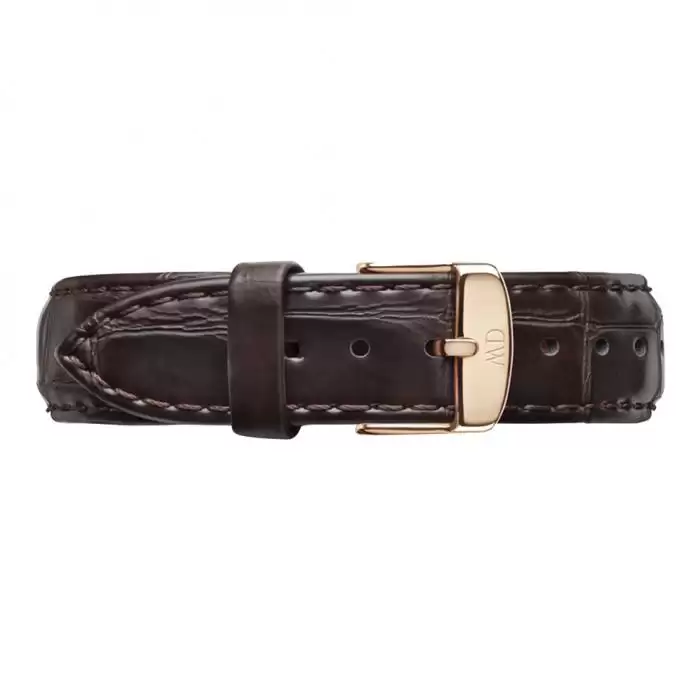 SKU-4563 / DANIEL WELLINGTON Classic York 36mm Dark Brown Leather Spare Strap