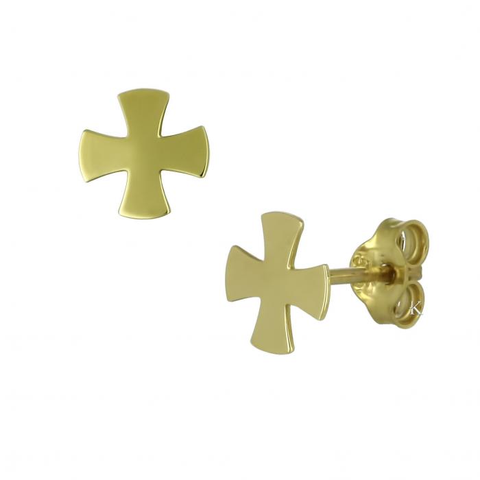 SKU-4016 / Σκουλαρίκια Χρυσός Κ14