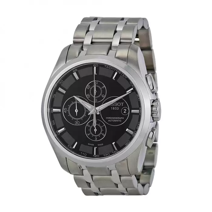 SKU-5105 / TISSOT T-Trend Couturier Automatic Chronograph Stainless Steel Bracelet 