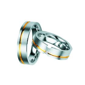 Βέρες Breuning Σειρά Silver with Diamonds Ι, Ασήμι 925° SKU-6815