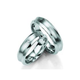 Βέρες Breuning Σειρά Silver with Diamonds Ι, Ασήμι 925° SKU-6823