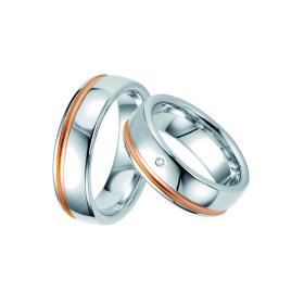 Βέρες Breuning Silver με Diamonds ΙΙΙ,Ασήμι 925° με Διαμάντι SKU-6826