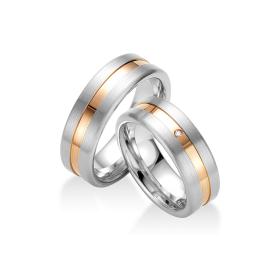 Βέρες Breuning Silver με Diamonds ΙΙΙ,Ασήμι 925° με Διαμάντι SKU-6835