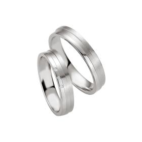 Βέρες Breuning Silver με Diamonds ΙV,Ασήμι 925° με Διαμάντια SKU-6855