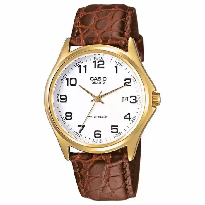 SKU-6805 / CASIO Collection Brown Leather Strap