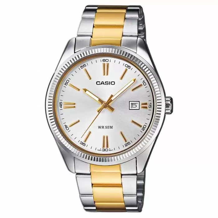 SKU-6757 / CASIO Collection Τwo-Tone Stainless Steel Bracelet