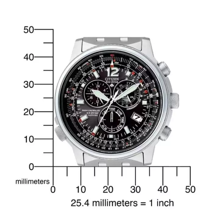 SKU-6351 / CITIZEN Eco-Drive Promaster Radio Controlled Chronograph Stainless Steel Bracelet