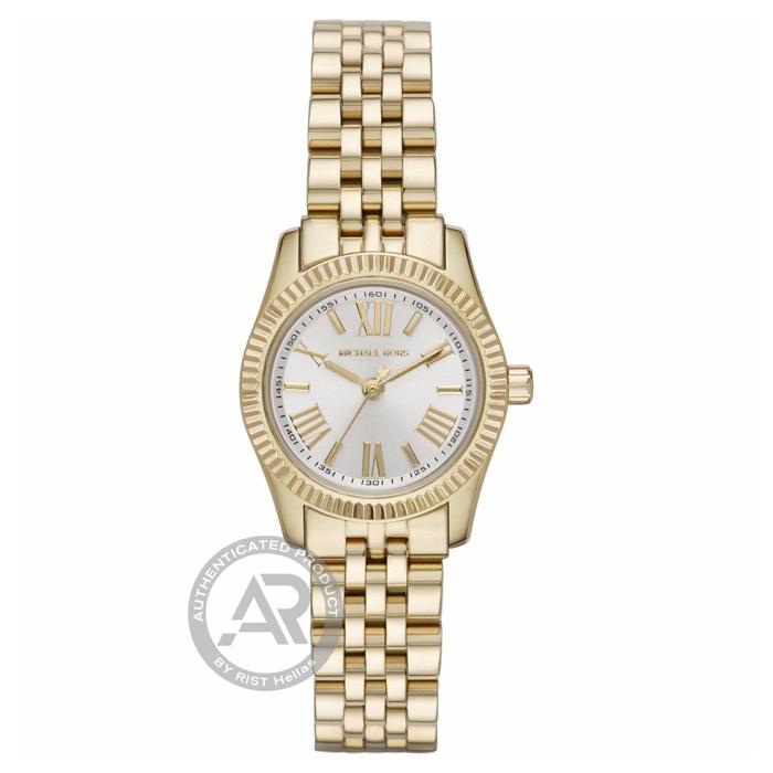 Γυναικείο Ρολόι MICHAEL KORS Petite Lexington με Χρυσό Μπρασελέ SKU-6934