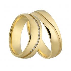 Βέρες Aller Spanninga Χρυσός, K9-Κ14-Κ18 SKU-7401