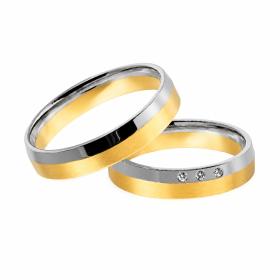 Βέρες Aller Spanninga Χρυσός & Λευκόχρυσος, K9-Κ14-Κ18 SKU-7407