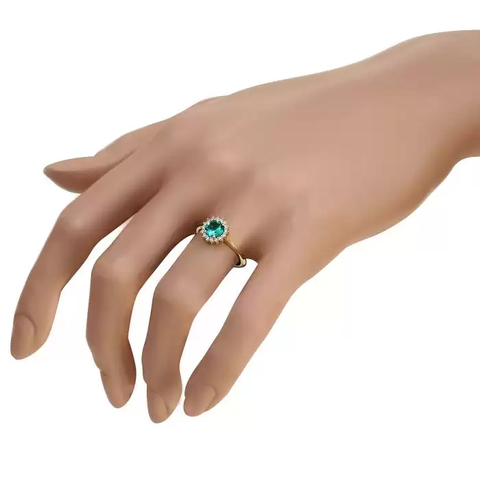 Δαχτυλίδι Ροζέτα Χρυσός Κ14 με Ζιργκόν