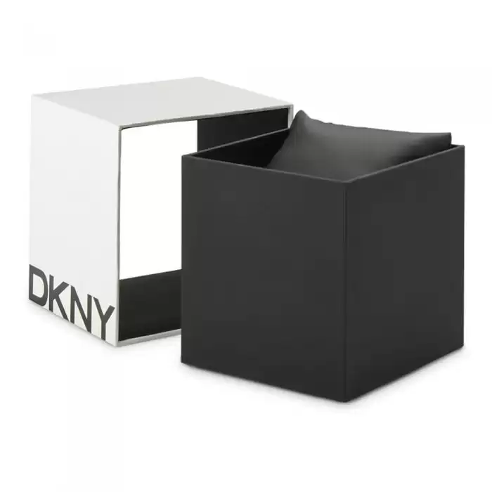 SKU-8357 / DKNY Black Dial Brown Leather Strap