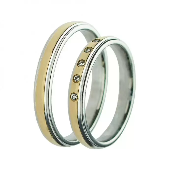 SKU-9831 / Βέρες Γάμου Jeweler Λευκόχρυσος & Χρυσός, Κ9-Κ14-Κ18