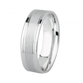 Βέρες Γάμου Jeweler Λευκόχρυσος, Κ9-Κ14-Κ18 SKU-9397