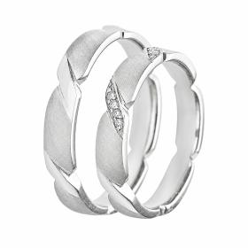 Βέρες Γάμου Jeweler Λευκόχρυσος, Κ9-Κ14-Κ18 SKU-9833