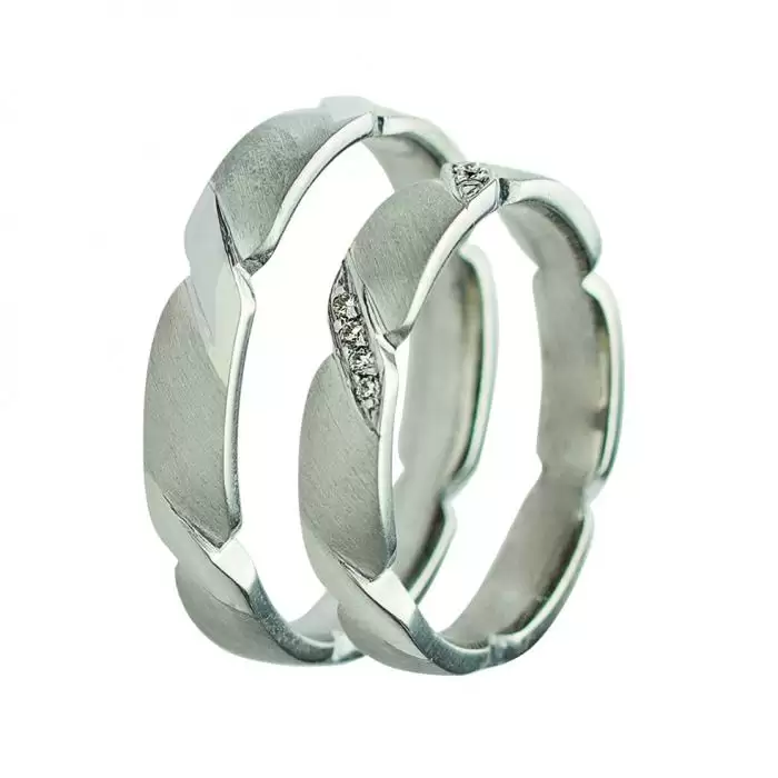 SKU-9833 / Βέρες Γάμου Jeweler Λευκόχρυσος  Κ9-Κ14-Κ18