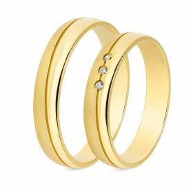 Βέρες Γάμου Jeweler Χρυσός, Κ9-Κ14-Κ18 SKU-9631