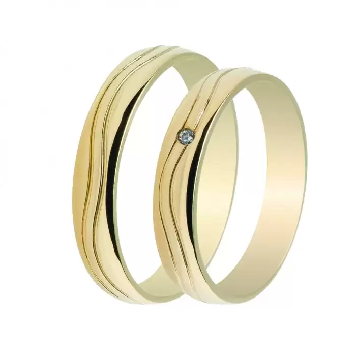 SKU-9628 / Βέρες Γάμου Jeweler Χρυσός, Κ9-Κ14-Κ18