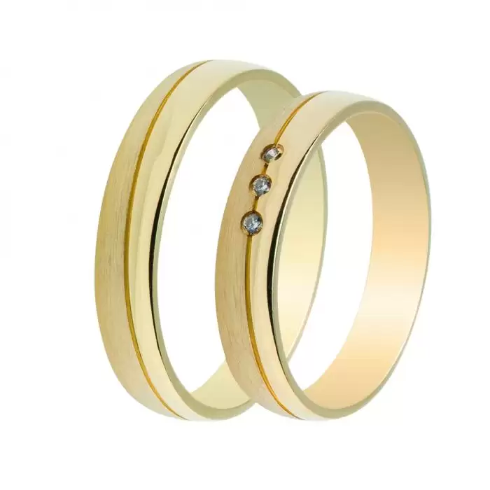 SKU-9631 / Βέρες Γάμου Jeweler Χρυσός, Κ9-Κ14-Κ18