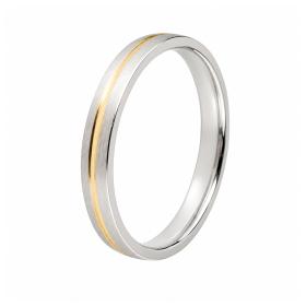 Βέρες Maschio Femmina Eternity Λευκόχρυσος & Χρυσός,Κ9-14-18 SKU-9379