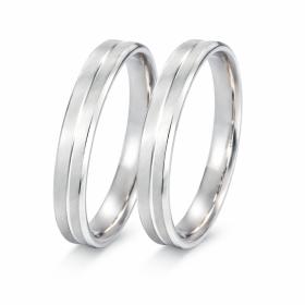 Βέρες Γάμου Λευκόχρυσος, Κ9-Κ14 SKU-10261