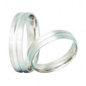 Βέρες Γάμου Λευκόχρυσος, Κ9-Κ14 SKU-10286