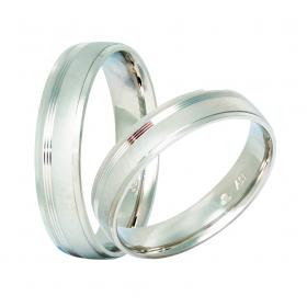 Βέρες Γάμου Λευκόχρυσος, Κ9-Κ14 SKU-10302