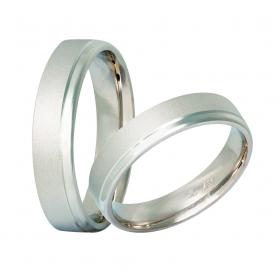 Βέρες Γάμου Λευκόχρυσος, Κ9-Κ14 SKU-10310