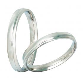 Βέρες Γάμου Λευκόχρυσος, Κ9-Κ14 SKU-10313