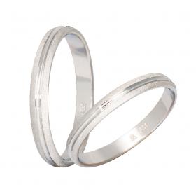 Βέρες Γάμου Λευκόχρυσος, Κ9-Κ14 SKU-10321