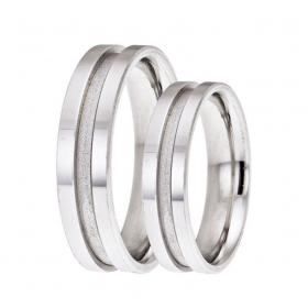 Βέρες Γάμου Λευκόχρυσος, Κ9-Κ14 SKU-10397