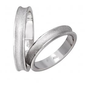 Βέρες Γάμου Λευκόχρυσος, Κ9-Κ14 SKU-10691