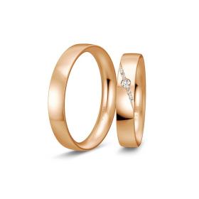 Βέρες Breuning Inspiration 5,Ρόζ Χρυσός με Διαμάντια,Κ14-Κ18 SKU-11550