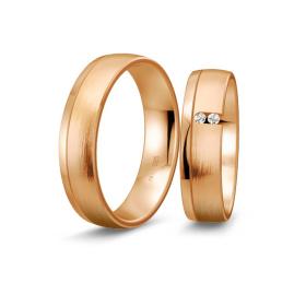 Βέρες Breuning Inspiration, Ροζ Χρυσός με Διαμάντια, Κ14-Κ18 SKU-11527