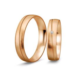 Βέρες Breuning Smart Line,Ροζ Χρυσός με Διαμάντι,Κ14-Κ18 SKU-11599