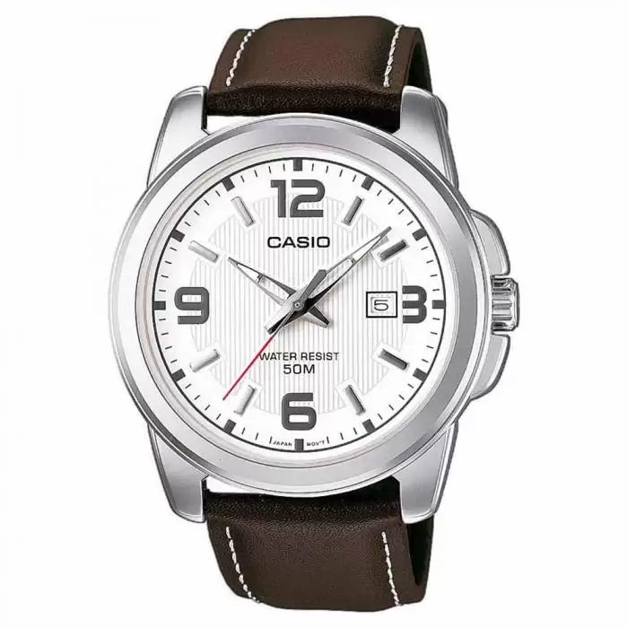 SKU-11049 / CASIO Collection Brown Leather Strap