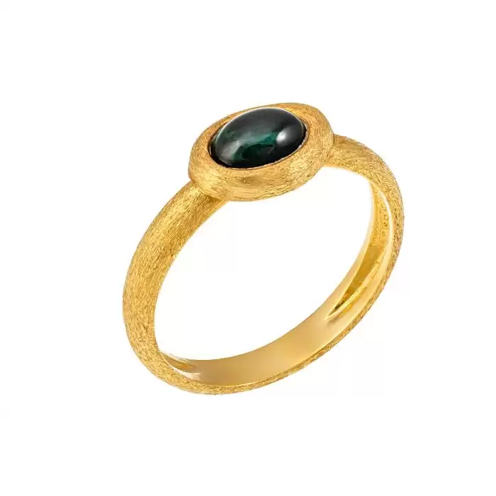 SKU-11762 / Δαχτυλίδι Χρυσός Κ14 με Peridot