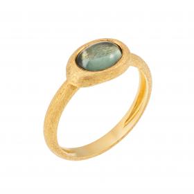 Δαχτυλίδι Χρυσός Κ14 με Peridot SKU-11763