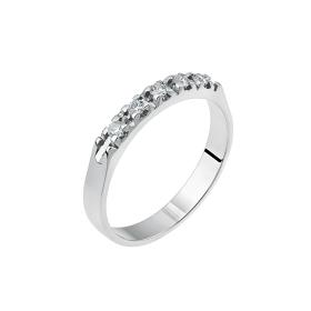  Δαχτυλίδι Λευκόχρυσος Κ18 με Διαμάντια
 