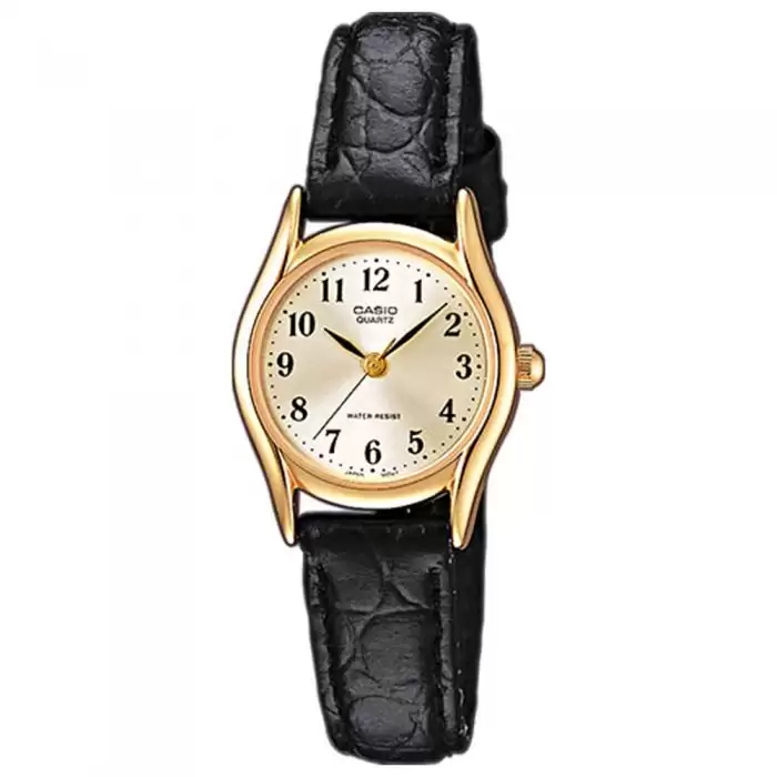 Ρολόι Γυναικείο CASIO με Μαύρο Λουράκι | LTP-1154PQ-7B2EF SKU-14953