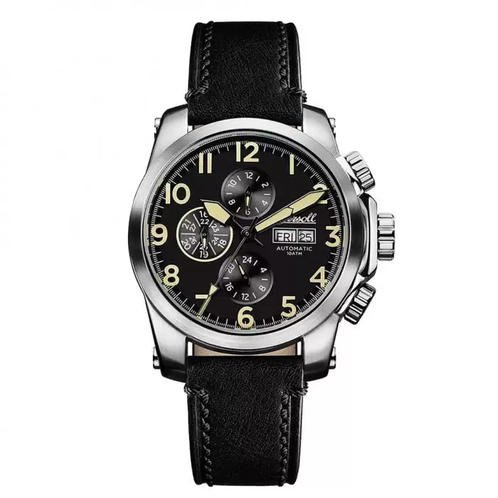 SKU-15753 / INGERSOLL Manning Automatic Black Leather Strap