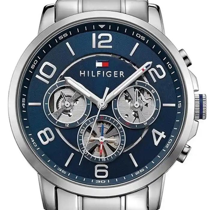 Ανδρικό Ρολόι TOMMY HILFIGER Keagan με Μπλέ Καντράν SKU-15851