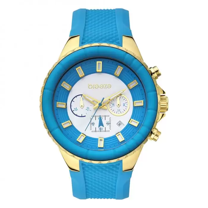 SKU-16360 / Breeze Air Hollywood Blue Rubber Strap