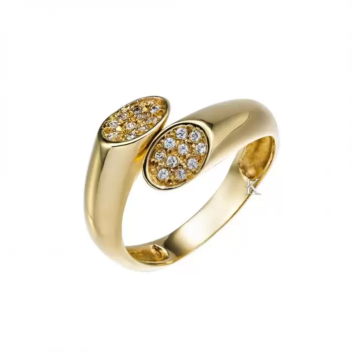 SKU-16523 / Δαχτυλίδι Χρυσός Κ14 με Ζιργκόν
 