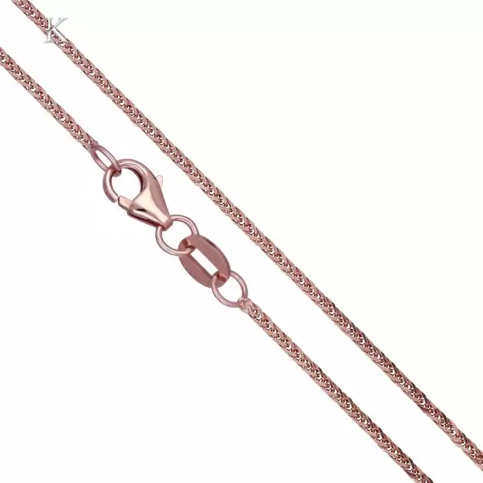 SKU-17624 /  Αλυσίδα Σπίγγα Στρογγυλή Ροζ Χρυσός Κ14 Νο1